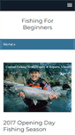 Mobile Screenshot of fishingforbeginners.net